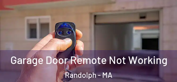  Garage Door Remote Not Working Randolph - MA