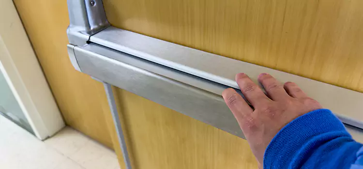 Installing a Push Bar on a Door Randolph